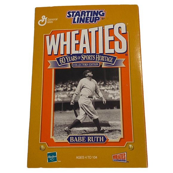 Wheaties Babe Ruth "60 Years of Sports Heritage" Collection Edition. Full - Picture 1 of 4